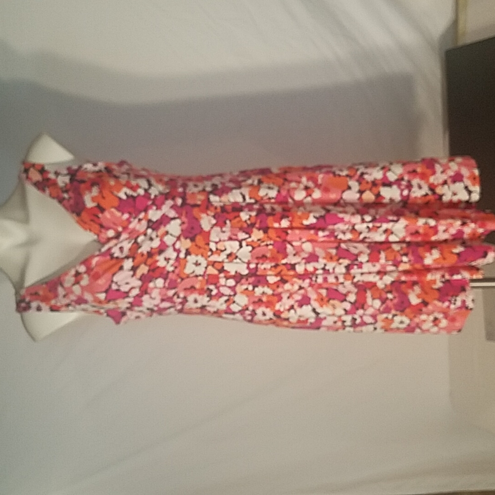 Lands End Floral Dress